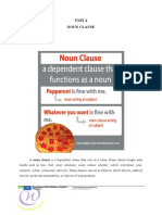 AE Module Unit 4 - Noun Clause