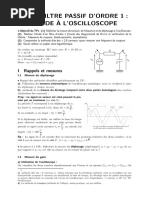 TP FiltreOrdre1 0910