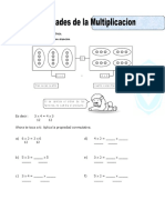 Ficha Propiedades de La Multiplicacion para Tercero de Primaria