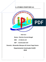 Relatorio Topografia