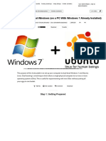 How To Dual-Boot Linux and Windows (On A PC With Windows 7 Already Installed) - 10 Steps - Instructables