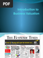 Introduction To Business Valuation