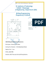 NEW CNC Milling Program Compiled Byv K MODI