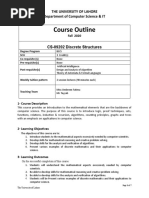 Course Outline DS f2020