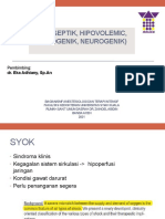 Bimbingan Syok (Septik, Hipovolemik, Kardiogenik, Neurogenik)