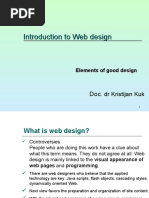 Web Design-Elements of Good Design