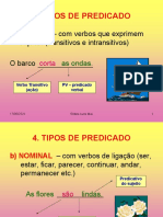 Tipos de Predicado - PV