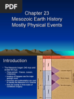 Mesozoic Earth History Mostly Physical Events