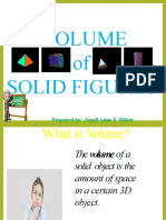 Grade 6 Volume of A Solid