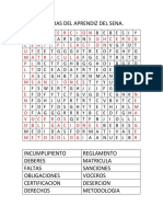 Sopa de Letras Del Aprendiz Del Sena