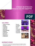 Código de Ética en Organización de Eventos