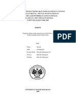 Korelasi Antara Tingkat Kesegaran Jasmani (Physical Fitness) dan Kesehatan Mental (Mental Hygiene) Dengan Prestasi Belajar Pendidikan Jasmani (Penjas) Siswa Kelas V SDN 2 Pegulon Kendal Tahun Pelajaran 2004-2005