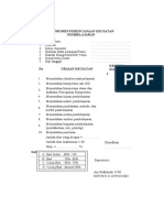 Instrumen Perencanaan Kegiatan Pembelajaran