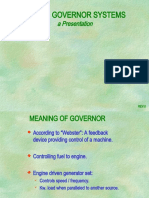 Engine Governor Systems: A Presentation