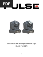 Model: PLS00572 Double-Face LED Moving Wash/Beam Light