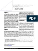 Impacto de La Implementación de Un Programa de Salud Ocupacional