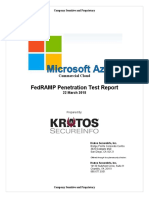 Azure Commercial - Pen Test Report 2018 PDF