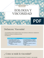 Reologia y Viscosidad