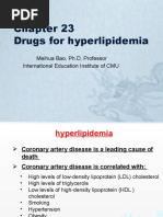 Chapter 23 Drugs For Hyperlipidemia