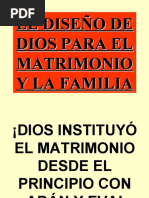 El Diseño de Dios en La Familia