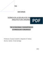 Primera Teórica - Escuela de Chicago - Arquitectura Orgánica