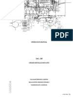 Operation Manual JGC CDU Refinery