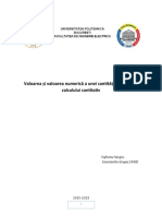 Eseul1. Valoarea Și Valoarea Numerică A Unei Cantități Și Utilizarea Calculului Cantitativ