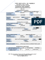 Formato de Caracterización Escolar