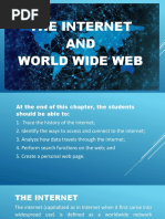 The Internet AND World Wide Web