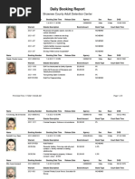 Daily Booking Report: Shawnee County Adult Detention Center