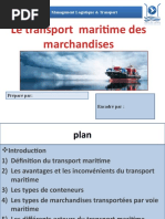 Le Transport Maritime Des Marchandises