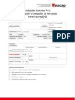 1º Evaluación S. Preparación y Evaluación de Proyectos 23.04.21