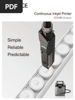 Simple Reliable Predictable: Continuous Inkjet Printer