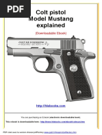 Colt Pistol Model Mustang Explained