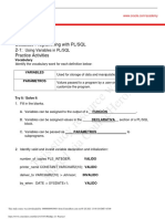 Practice PL - SQL 2-1