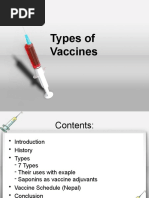 Types of Vaccines