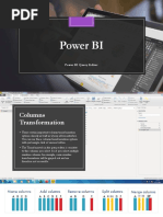 2 - Power BI - Query Editor - Column Transformation - Data Types