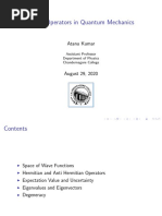   L4 Linear Operators in Quantum Mechanics