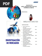  INSTITUTO ADEX PROYECTO DE INVESTIGACION DE MERCADO Kilipto Dental 