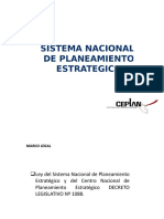 Sistema Nacional de Planeamiento Estrategico