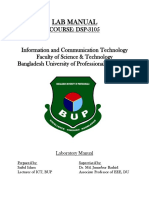 LAB MANUAL of DSP-3105