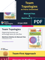 Team Topologies at Parts Unlimited The Unicorn Project