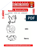 Los Animales para Niños de 3 Años