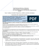 Guía para El Desarrollo Del Componente Práctico y Rúbrica de Evaluación - Unidad 1 - Fase 2 - Aplicar Simulador Diagnóstico, Análisis y Posición Estratégica