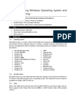 Lab 01: Installing Windows Operating System and Disk Partitioning