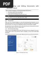 Lab 02: Creating and Editing Documents With Microsoft Word