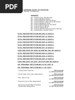 In The Supreme Court of Pakistan: Petitioner(s)