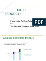 Structured Products: Presentation by Kiran Telang For The Financial Planners' Guild, India