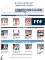 Vehicle Checklist: For Professional Truck Drivers