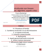 Analisi Strutturale Non Lineare: Modellazione, Algoritmi, Aspetti Critici